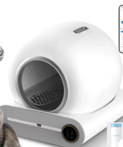 Litière automatique pour chat 65L