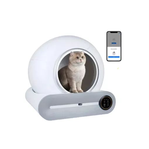 Litière automatique pour chat 65L