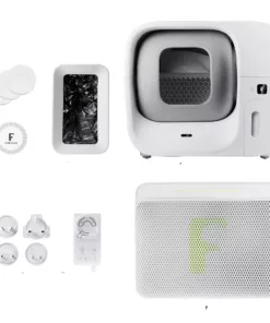 Litière pour chats autonettoyante 60L