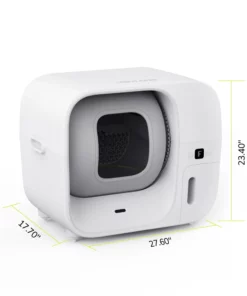 Litière pour chats autonettoyante 60L